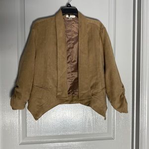 Tan blazer size M